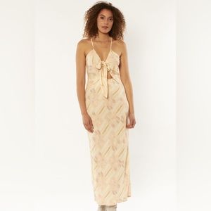 Amuse Society Palm Tied dress